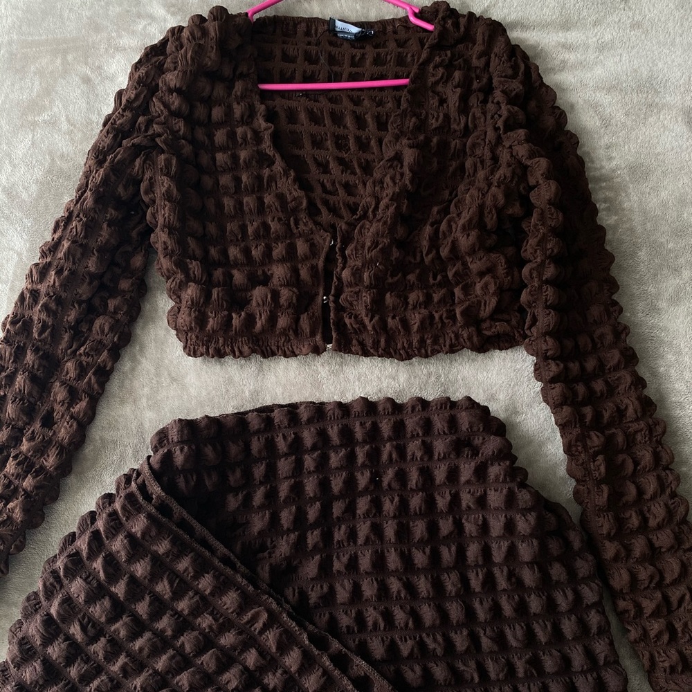 TOP & SARONG TWO PIECE CHOCOLATE SET